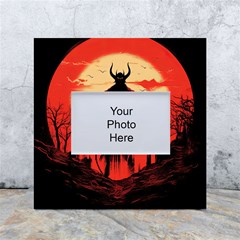 Demon Halloween White Box Photo Frame 4  X 6  by Simbadda