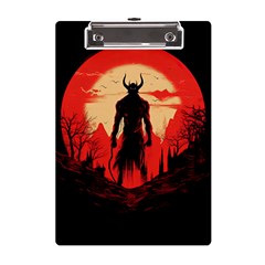 Demon Halloween A5 Acrylic Clipboard by Simbadda