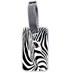 Animal Cute Pattern Art Zebra Luggage Tag (two Sides) by Amaryn4rt