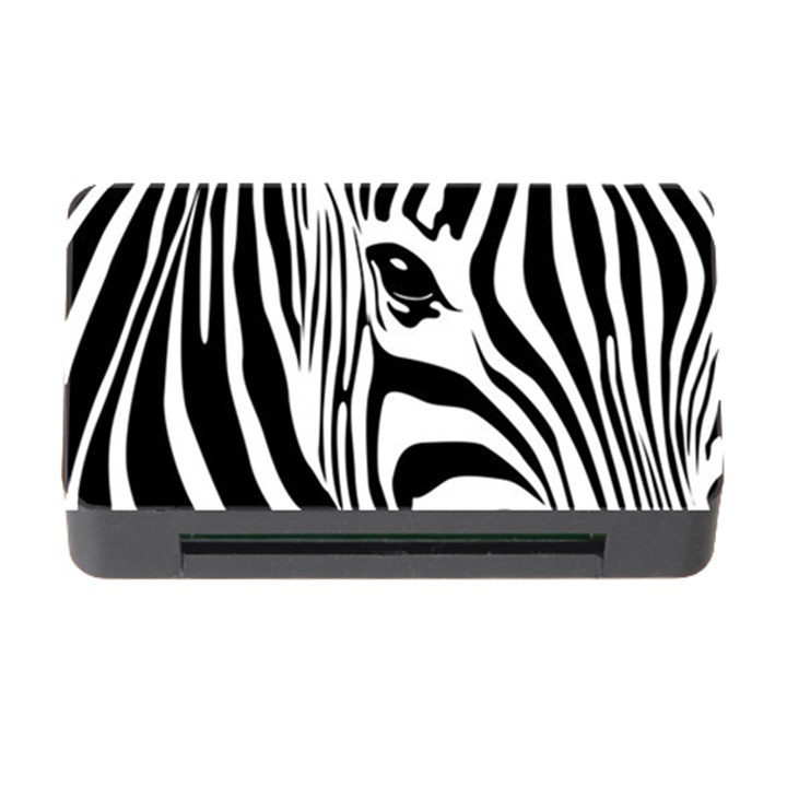 Animal Cute Pattern Art Zebra Memory Card Reader with CF