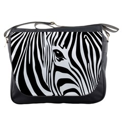 Animal Cute Pattern Art Zebra Messenger Bag by Amaryn4rt