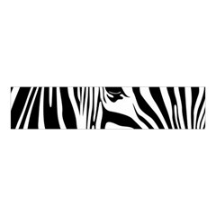 Animal Cute Pattern Art Zebra Velvet Scrunchie by Amaryn4rt