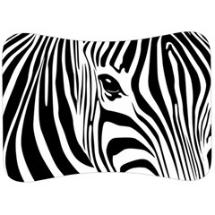 Animal Cute Pattern Art Zebra Velour Seat Head Rest Cushion by Amaryn4rt