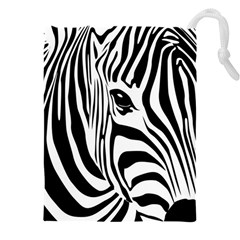 Animal Cute Pattern Art Zebra Drawstring Pouch (5xl) by Amaryn4rt