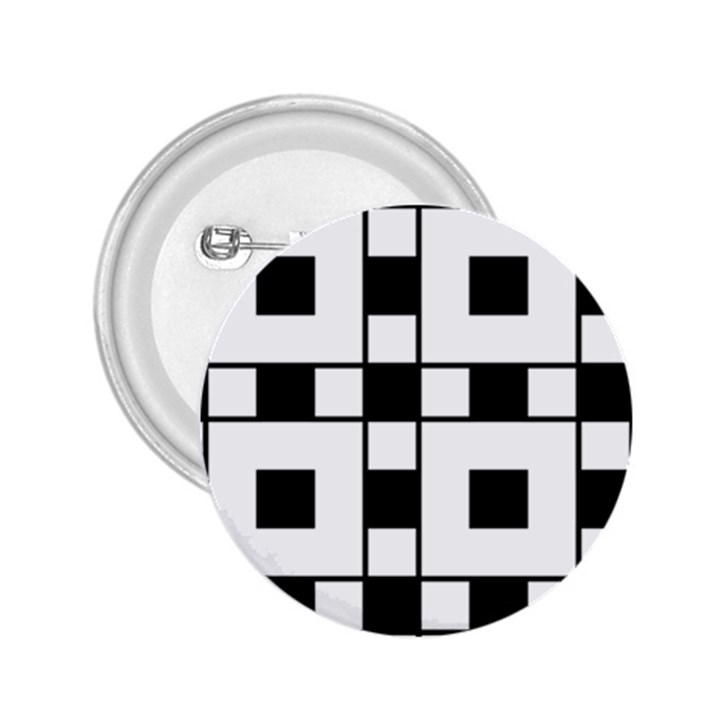 Black And White Pattern 2.25  Buttons