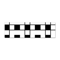 Black And White Pattern Sticker Bumper (10 pack)