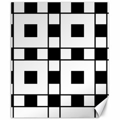 Black And White Pattern Canvas 20  x 24 