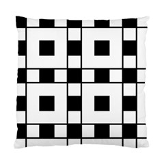 Black And White Pattern Standard Cushion Case (two Sides) by Amaryn4rt