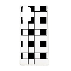 Black And White Pattern Samsung Galaxy Note 20 TPU UV Case