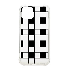 Black And White Pattern iPhone 11 Pro 5.8 Inch TPU UV Print Case