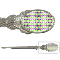 Colorful Curtains Seamless Pattern Letter Opener by Amaryn4rt