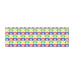 Colorful Curtains Seamless Pattern Sticker Bumper (10 pack) Front