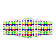 Colorful Curtains Seamless Pattern Stretchable Headband by Amaryn4rt