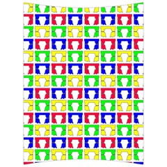 Colorful Curtains Seamless Pattern Back Support Cushion by Amaryn4rt