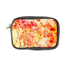 Monotype Art Pattern Leaves Colored Autumn Coin Purse by Amaryn4rt