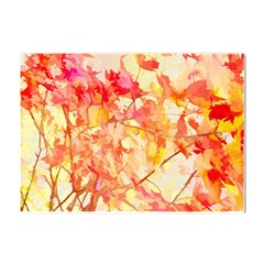 Monotype Art Pattern Leaves Colored Autumn Crystal Sticker (a4)