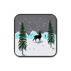 Rocky Mountain High Colorado Rubber Coaster (square) by Amaryn4rt