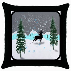 Rocky Mountain High Colorado Throw Pillow Case (black) by Amaryn4rt