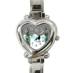 Rocky Mountain High Colorado Heart Italian Charm Watch Front