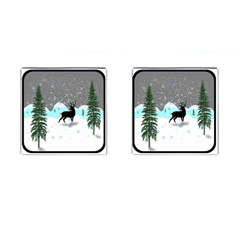 Rocky Mountain High Colorado Cufflinks (square) by Amaryn4rt