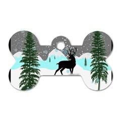 Rocky Mountain High Colorado Dog Tag Bone (one Side) by Amaryn4rt