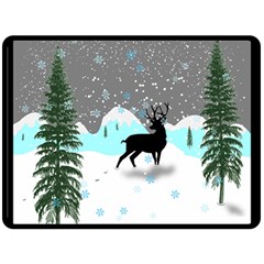 Rocky Mountain High Colorado Fleece Blanket (large) by Amaryn4rt