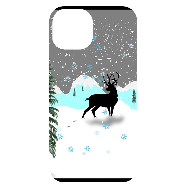 Rocky Mountain High Colorado iPhone 14 Black UV Print Case