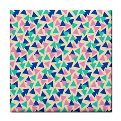 Pop Triangles Tile Coaster by ConteMonfrey