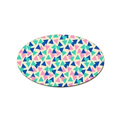 Pop Triangles Sticker Oval (10 Pack) by ConteMonfrey