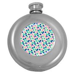 Pop Triangles Round Hip Flask (5 Oz) by ConteMonfrey