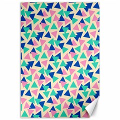 Pop Triangles Canvas 12  X 18  by ConteMonfrey