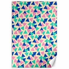 Pop Triangles Canvas 20  X 30  by ConteMonfrey