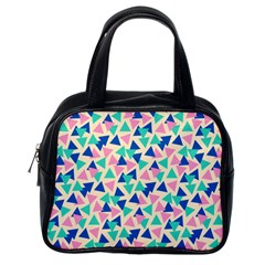 Pop Triangles Classic Handbag (one Side)