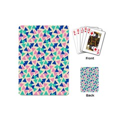 Pop Triangles Playing Cards Single Design (mini) by ConteMonfrey