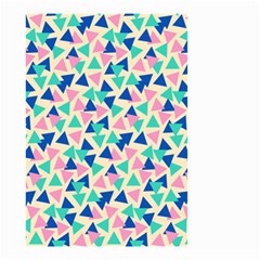 Pop Triangles Small Garden Flag (two Sides) by ConteMonfrey