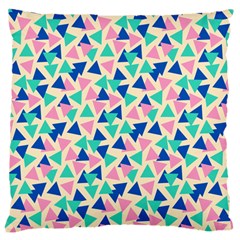 Pop Triangles Large Cushion Case (one Side) by ConteMonfrey