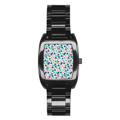 Pop Triangles Stainless Steel Barrel Watch by ConteMonfrey