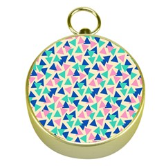 Pop Triangles Gold Compasses by ConteMonfrey