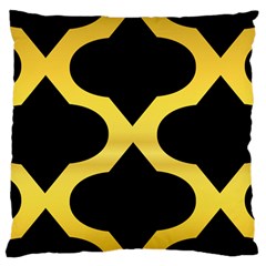 Seamless Gold Pattern Large Cushion Case (two Sides) by Amaryn4rt