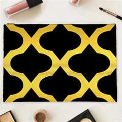 Seamless Gold Pattern Cosmetic Bag (XXL)