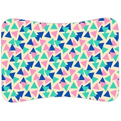 Pop Triangles Velour Seat Head Rest Cushion by ConteMonfrey