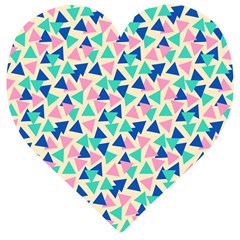 Pop Triangles Wooden Puzzle Heart by ConteMonfrey