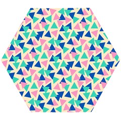 Pop Triangles Wooden Puzzle Hexagon by ConteMonfrey