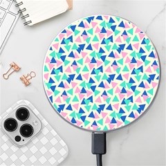 Pop Triangles Wireless Fast Charger(white) by ConteMonfrey