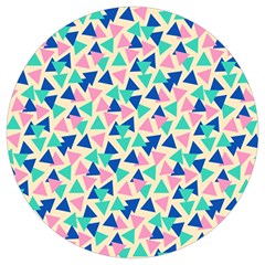 Pop Triangles Round Trivet by ConteMonfrey