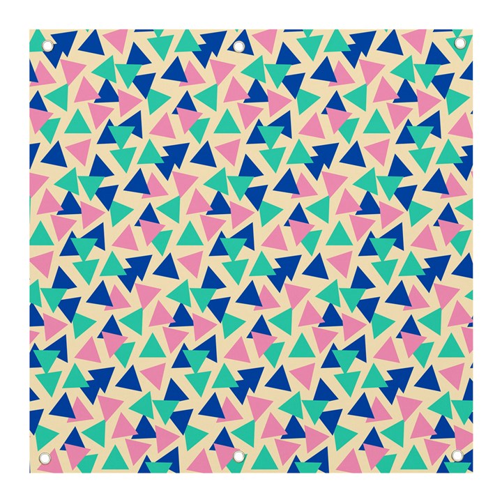 Pop Triangles Banner and Sign 3  x 3 