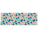 Pop Triangles Banner and Sign 12  x 4  Front