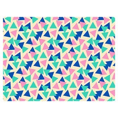 Pop Triangles Two Sides Premium Plush Fleece Blanket (extra Small) by ConteMonfrey