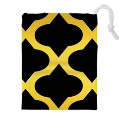 Seamless Gold Pattern Drawstring Pouch (5XL)