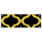 Seamless Gold Pattern Banner and Sign 6  x 2  Front